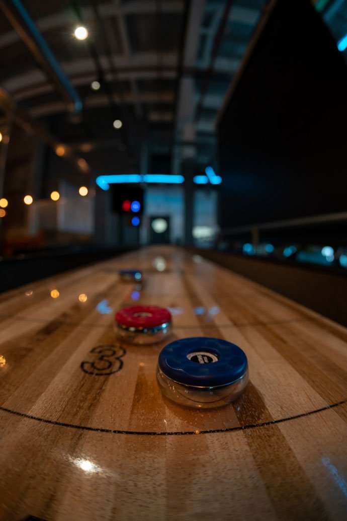 Shuffle Board at Boom Battle Bar