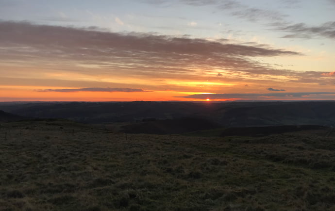 Sunset in the Peaks