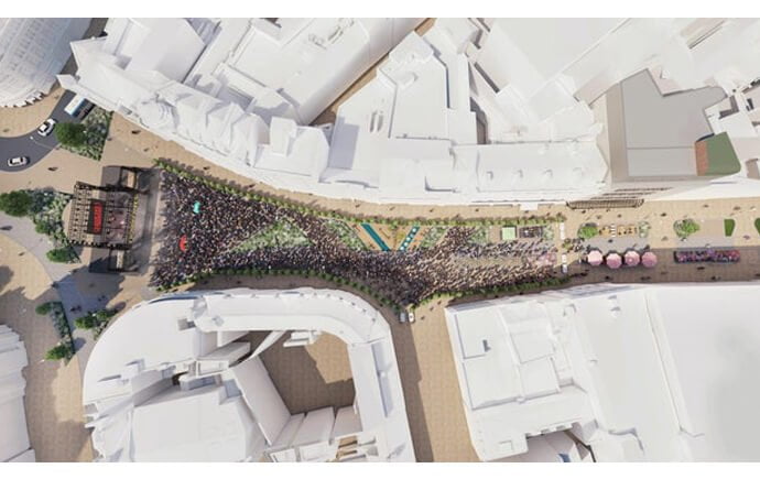 A birdseye view of Fargate proposals 