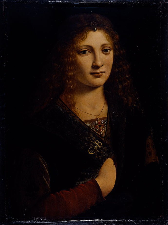 Giovanni Antonio Boltraffio Portrait of a young man, probably the poet Girolamo Casio (1464-1533) Oil on wood panel