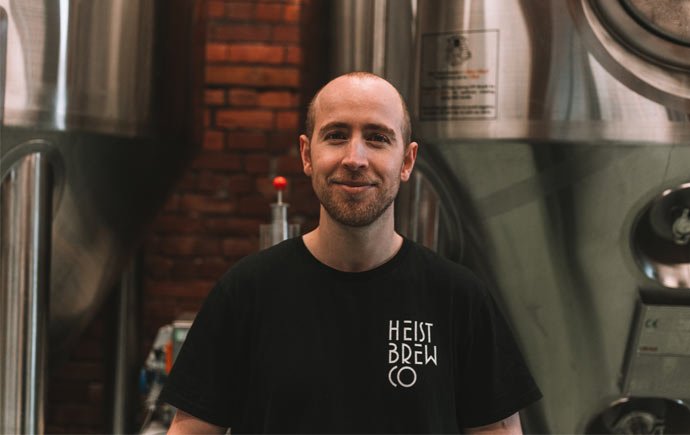 Heist brewer Chris Derbyshire