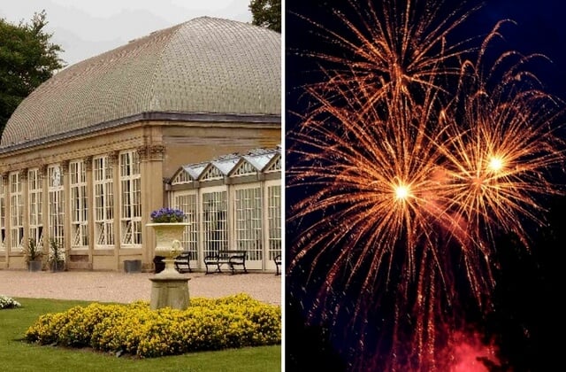 illuminate the gardens - botanical gardens - sheffield - fireworks