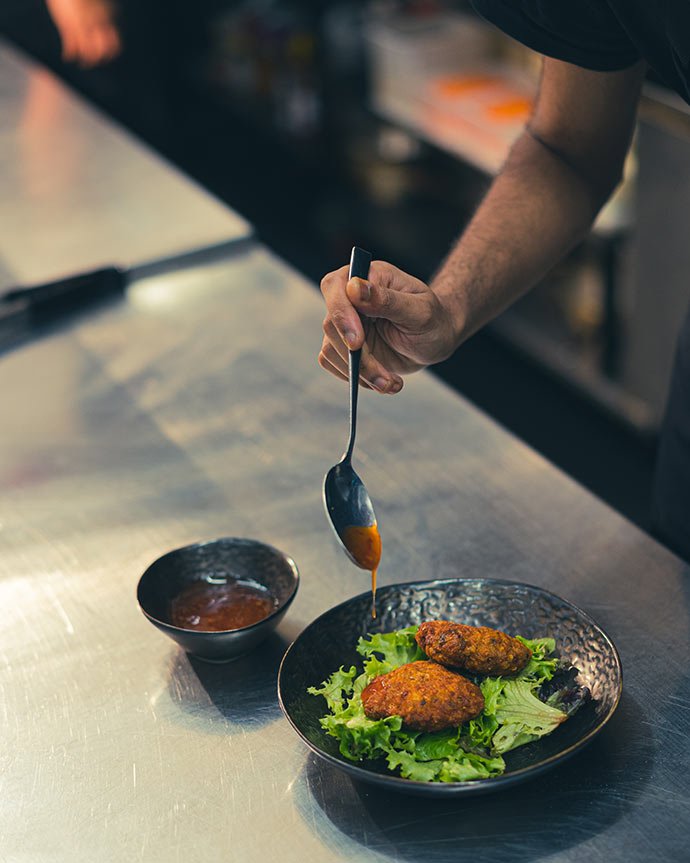 Lavang dishes being prepared