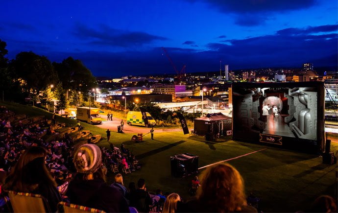 Luna Cinema screening of Star Wars at Sheffield Amphitheatre