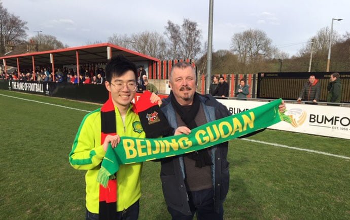 Sheffield FC chairman Richard Tims