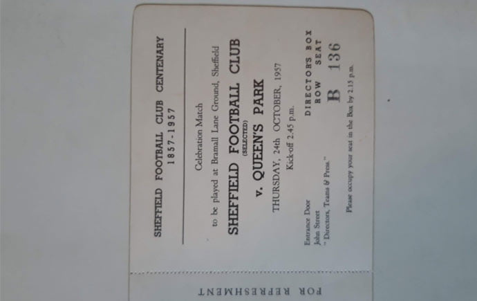 Sheffield FC ticket