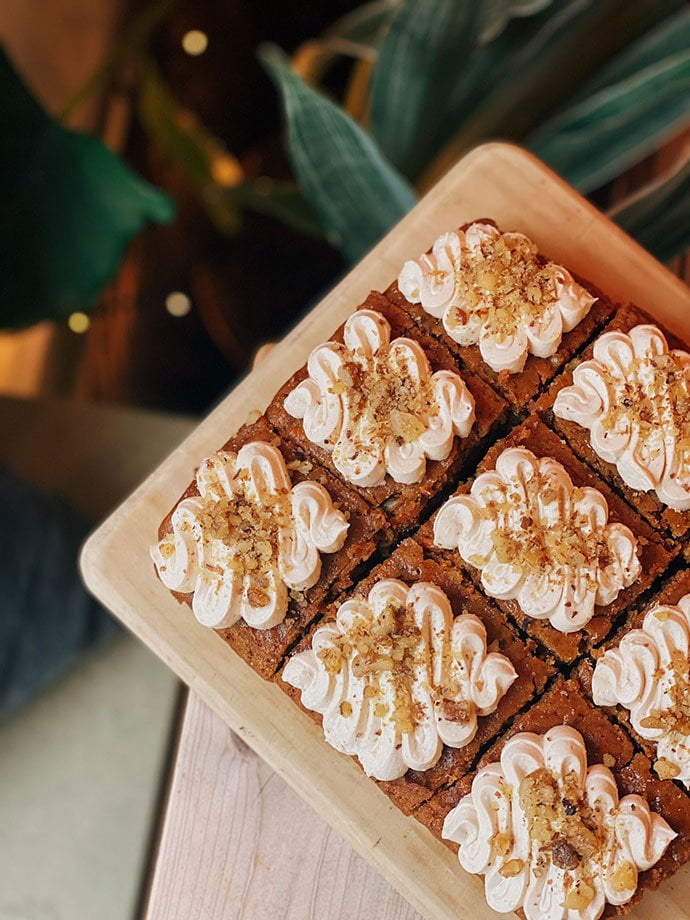 Gaard's vegan carrot cake